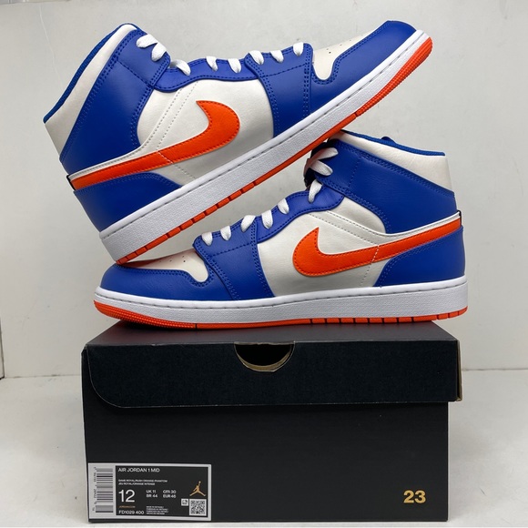 Nike Air Jordan 1 Retro Mid “Knicks” 2023 - Picture 3 of 4
